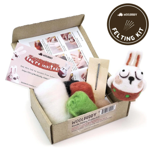 Woolbuddy Needle Felting Kit Rabbit