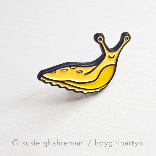 Boy Girl Party Enamel Pin Banana Slug