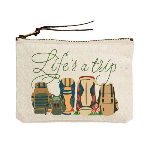 Potluck Press Canvas Pouch Life's A Trip (Backpacks)