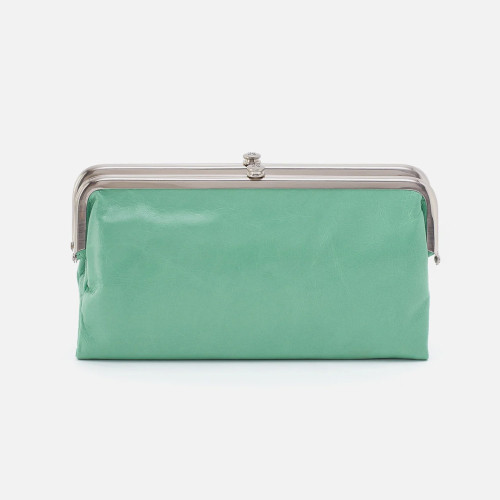 Hobo Lauren Clutch Wallet Seaglass