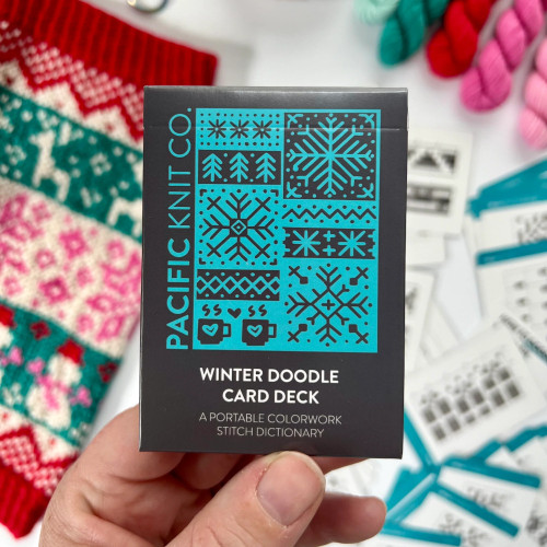 Pacific Knit Co Doodle Card Deck Winter