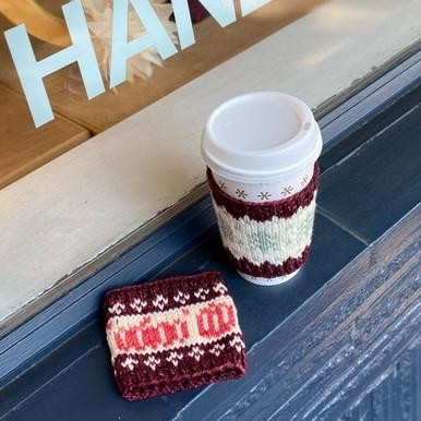 Class Beginning Colorwork Cup Cozy Session