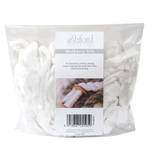 Ashford Mulberry Silk Sliver Pack 100g