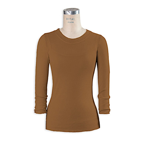 Cynthia Ashby Tee Camel XS