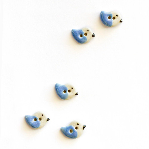 Incomparable Buttons Blue Bird