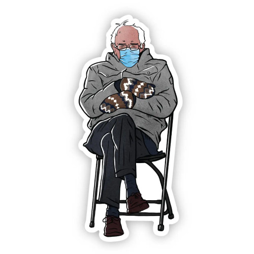 Big Moods Sticker Bernie Sanders Chair