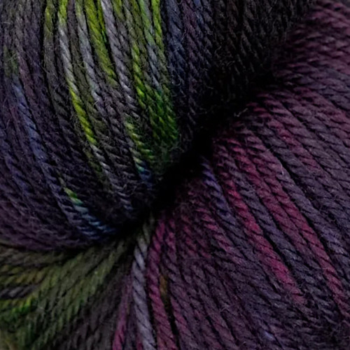 Magpie Fibers Swanky Sock Yarn Aurora Borealis