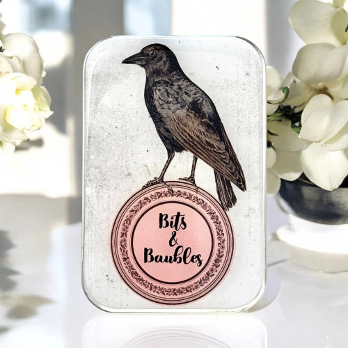 Firefly Notes Tin Large Bits & Baubles Crow
