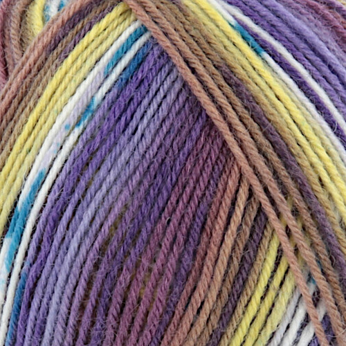 Lang Yarns Super Soxx Color 4ply Yarn 543 Birthday Cake