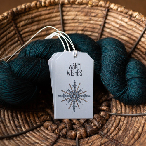 Camp Stitchwood Gift Tags Warm Wishes