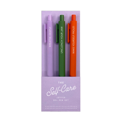 Ruff House Jotter Gel Pen Set (Self-Care)