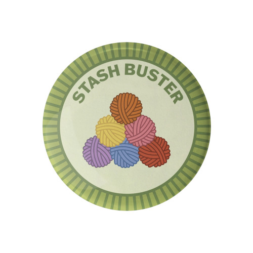 Camp Stitchwood Button Badge (Stash Buster)