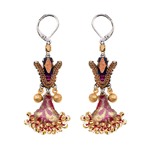 Ayala Bar Plum Wine Earrings 011H2388