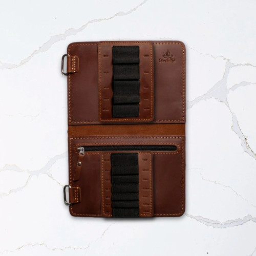 Thread & Maple Needle Binder Page Lykke Needles Regular (Whiskey, Zip Pocket)