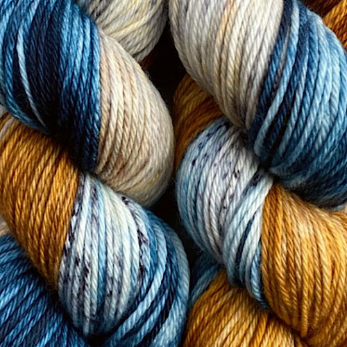 Polka Dot Sheep Tenderfoot 80/20 Yarn Kestrel