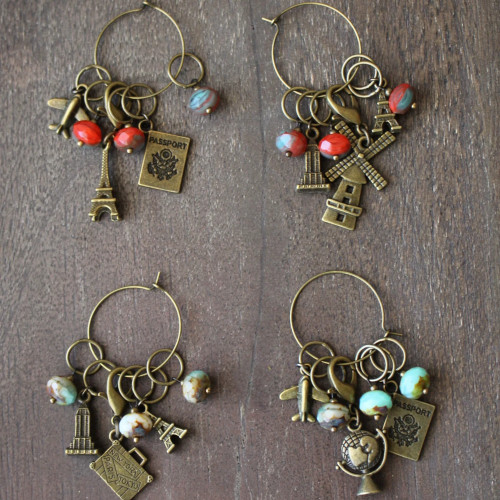 Never Not Knitting World Traveler Stitch Markers Thumbnail