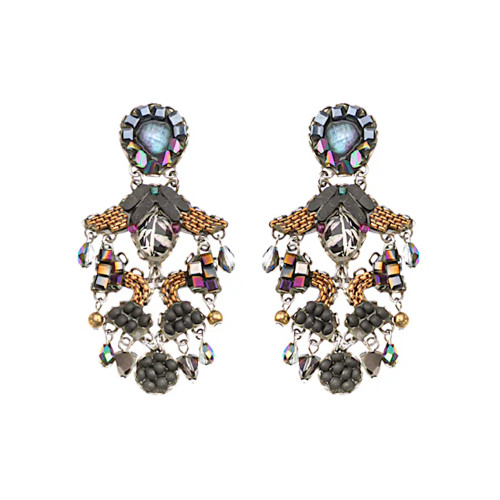 Ayala Bar Obsidian Earrings 011C2373