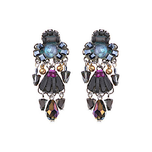 Ayala Bar Obsidian Earrings 011C2376