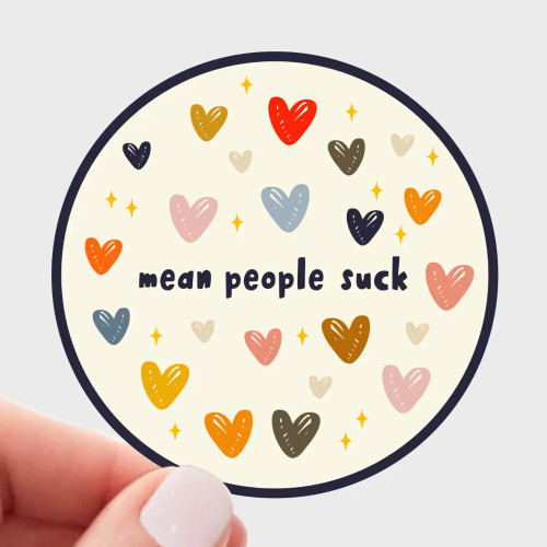 Yarnival Sticker Mean People Suck