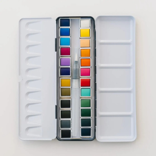 Bailey Rae Studio Watercolor Paint Palette (24 Color)