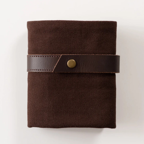 Twig & Horn Canvas Interchangeable Needle Case (Chocolate)