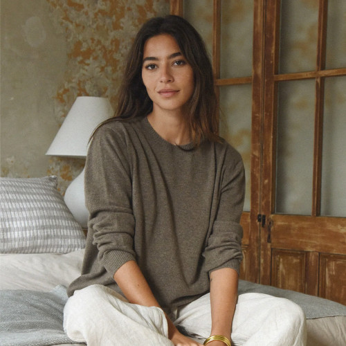 Beachwood Cashmere Cove Crew Neck (Cafe - M/L)