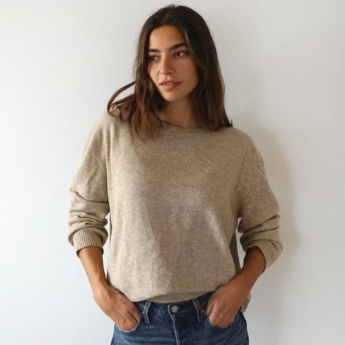 Beachwood Cashmere Cove Crew Neck (Oatmeal - S/M)