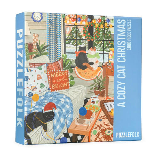 Puzzlefolk Puzzle (A Cozy Cat Christmas)