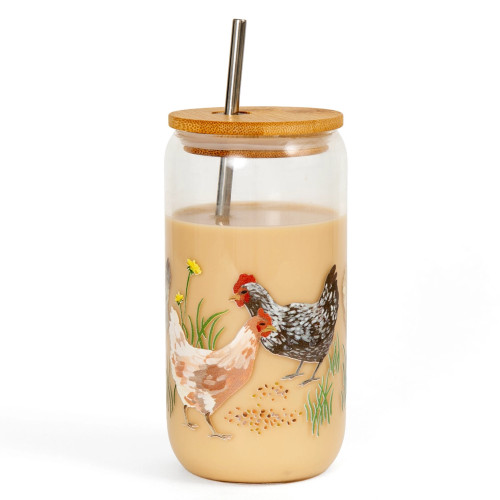 1canoe2 Glass Can (Chickens)