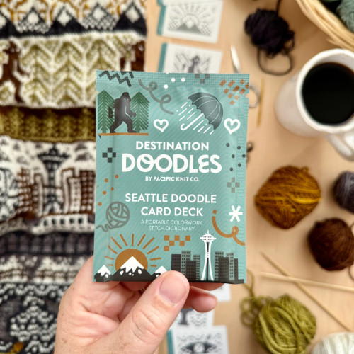 Pacific Knit Co Doodle Card Deck Seattle (Foil Pack)
