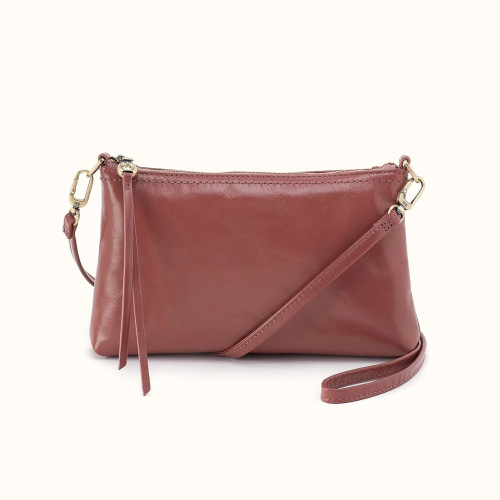 Hobo Darcy Convertible Crossbody Clutch Rosewood