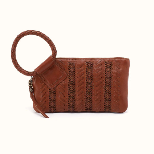 Hobo Sable Wristlet (Kindling Brown)