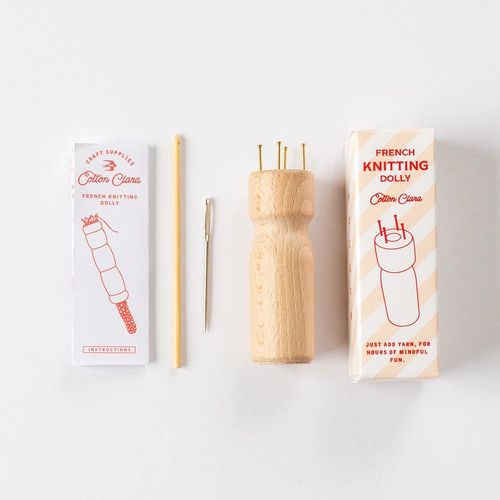 Cotton Clara Wooden French Knitting Dolly