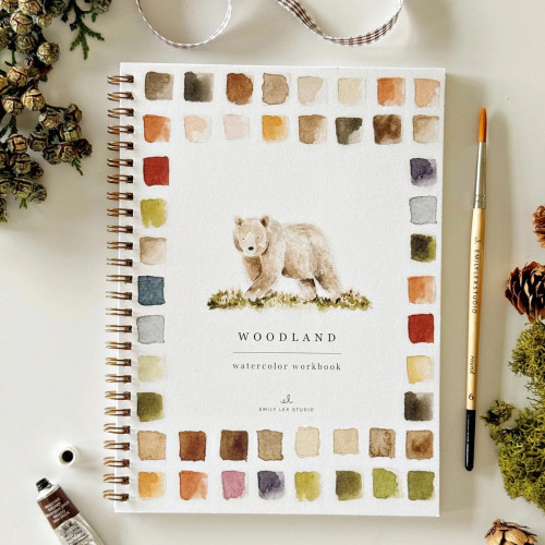 Emily Lex Studio Watercolor Workbook (Woodland)
