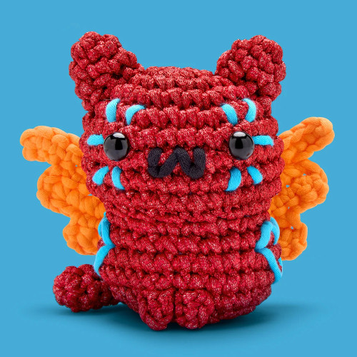 Woobles Beginner Crochet Kit Maya Alebrije Cat