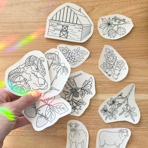 MCreativeJ Peel Stick and Stitch Embroidery Patterns The Sheepery Thumbnail