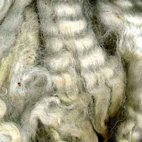 Wool Washed Romney White