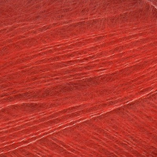 Isager Silk Mohair Yarn 28 Red-0