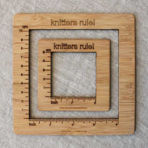 Katrinkles Gauge Swatch Measure 4 Inch