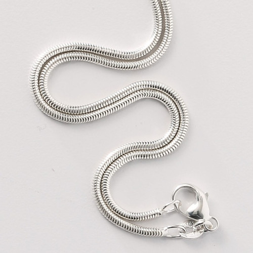 Zealandia Sterling Silver Snake Chain 18 Inch-0