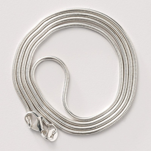 Zealandia Sterling Silver Snake Chain 24 Inch-0