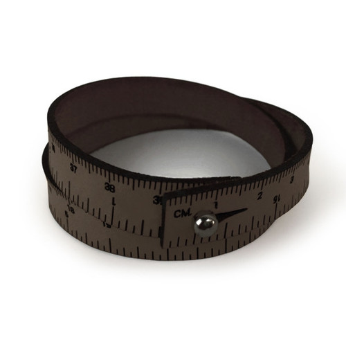 I Love Handles Wrist Ruler Dark Brown 15 Inch