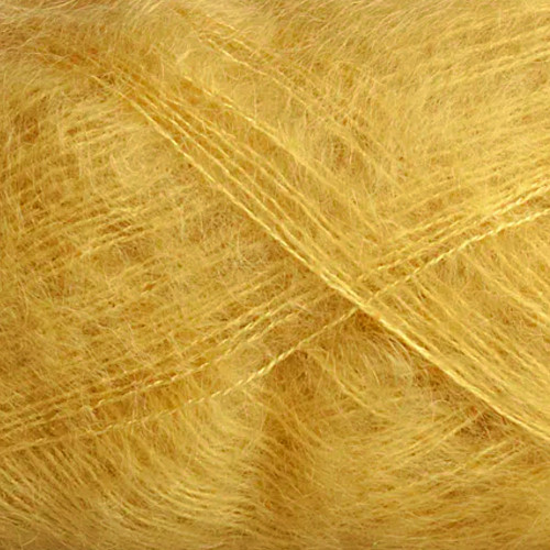 Isager Silk Mohair Yarn 22 Mustard