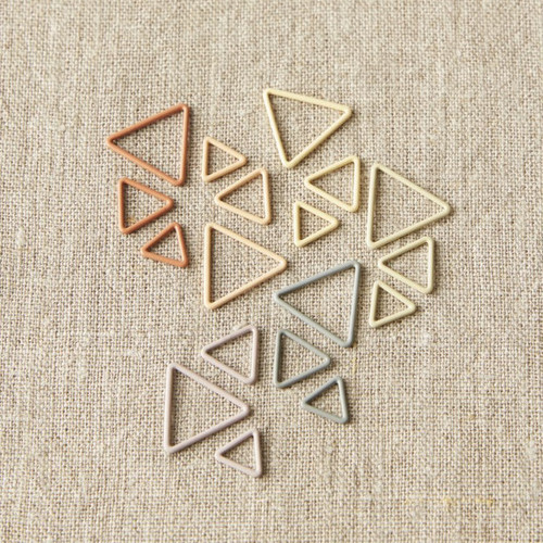 Cocoknits Triangle Stitch Markers Earth Tones Cocoknits Triangle Stitch Markers Earth Tones