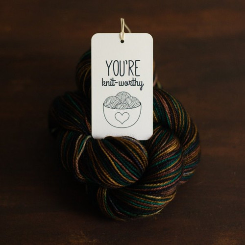 adKnits Gift Tags You're Knit-Worthy