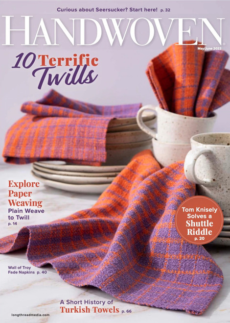 Handwoven Magazine May June 2022 Cover