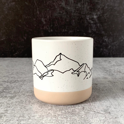 Corvidae Ceramic Mug Mountains