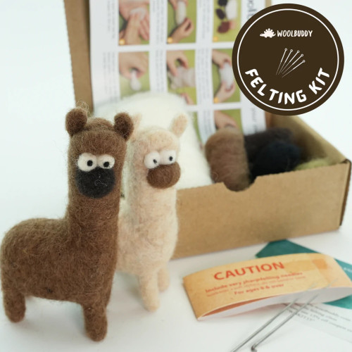 Woolbuddy Needle Felting Kit Llama