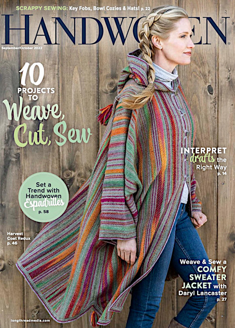 Handwoven Magazine September October 2022 Cover