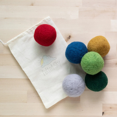 Felted Sky Ornament Blanks 6 Pack Classic Christmas